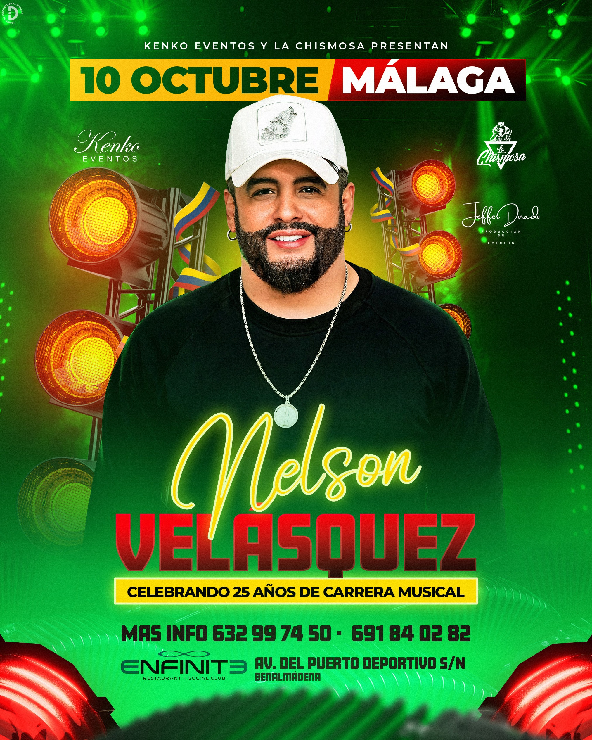 Nelson Velásquez - Málaga - Club Kenko Tickets