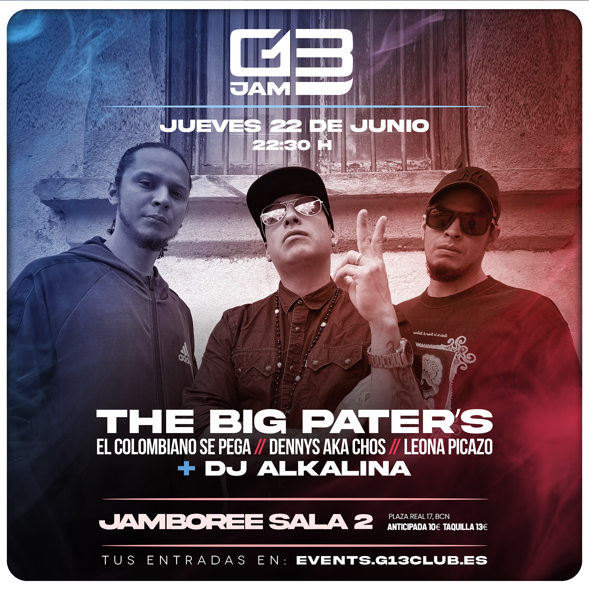 THE BIG PATER'S + FRIENDS G13 EVENTS