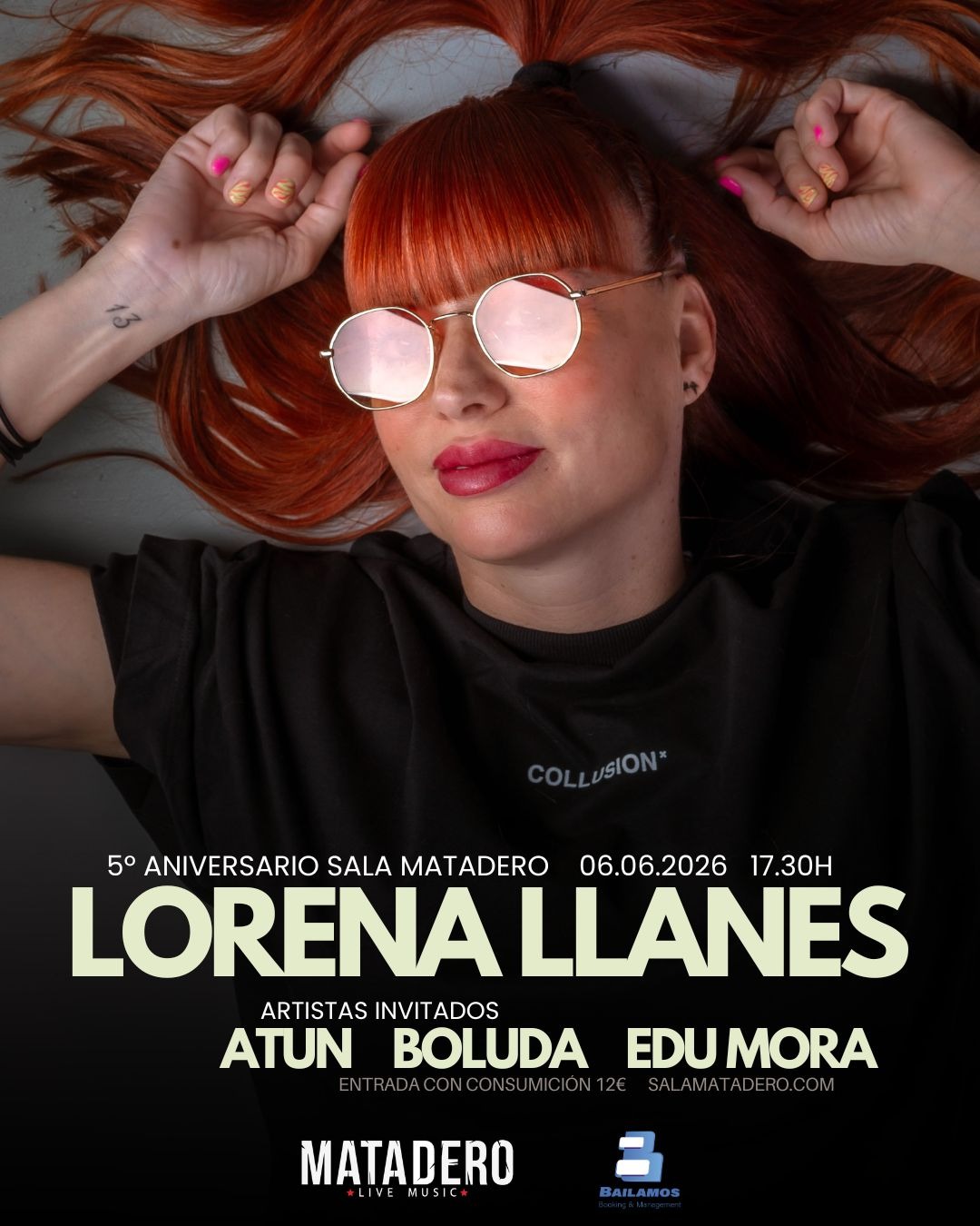 Fiesta 5º Aniversario Sala Matadero. "Lorena LLanes"