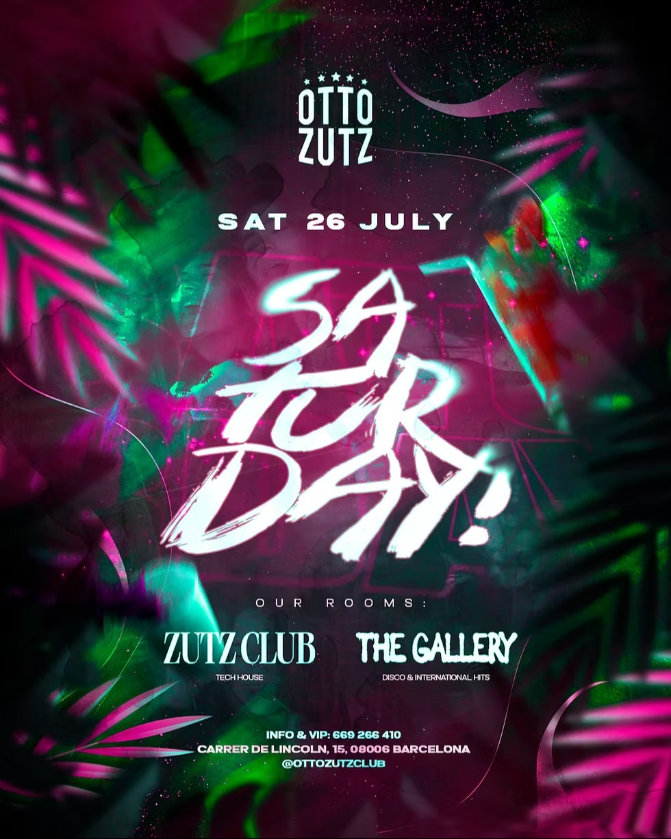 Otto Zutz Saturday - Club Otto Zutz - WELOVEBCN