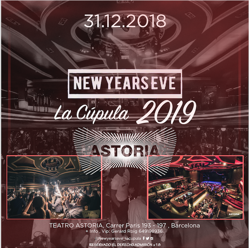 NEW YEAR'S EVE: LA CUPULA - TEATRO ASTORIA ASTORIA