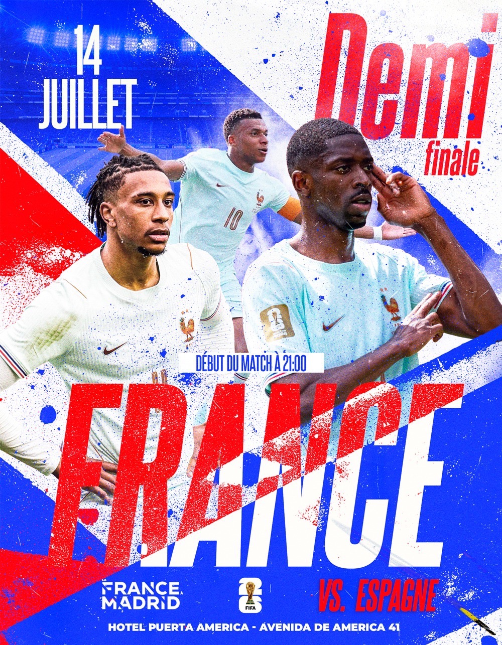 France - Espagne [CDM 2026 - Demi Finale]