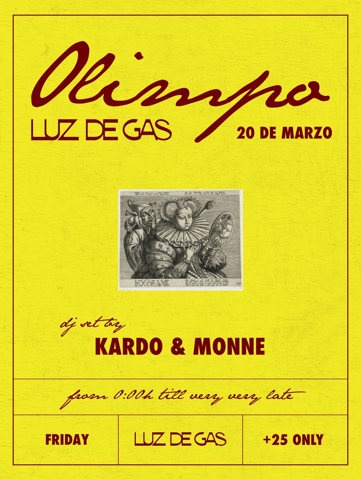 OLIMPO - Luz de Gas - Club WeLov Barcelona