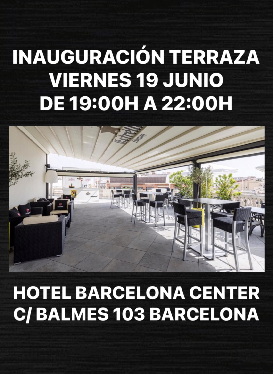 INAUGURACIÓN TERRAZA.