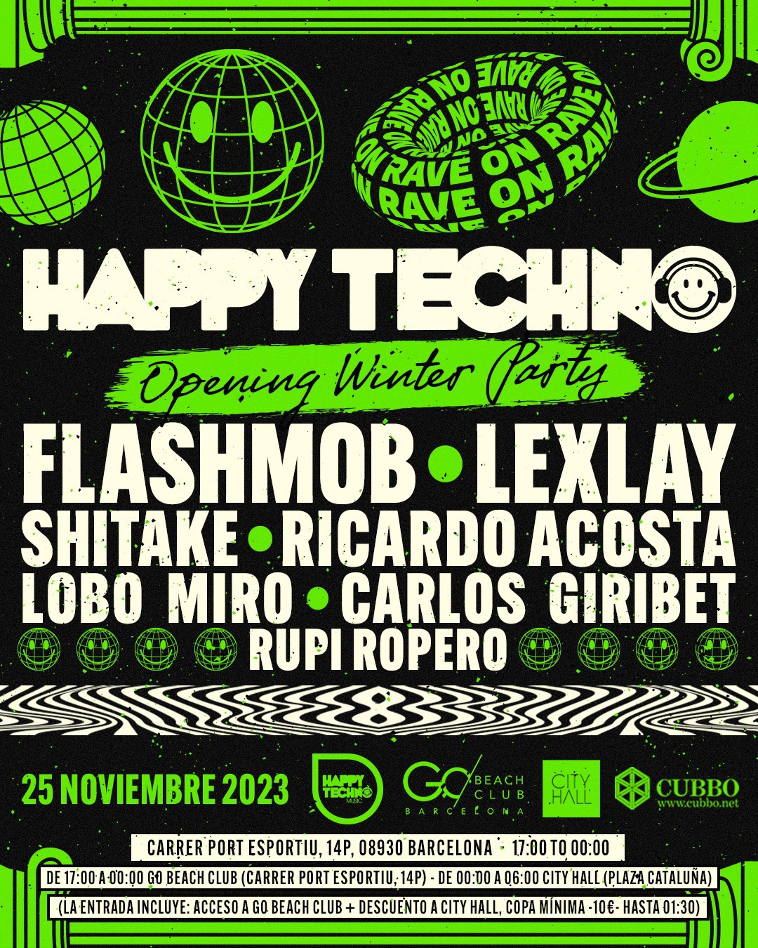 HAPPY TECHNO 'OPENING WINTER SEASON' WITH FLASHMOB, LEXLAY &AMP; MORE HAPPY TECHNO