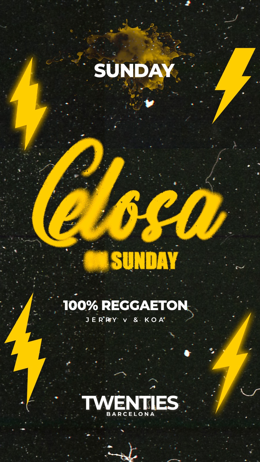 CELOSA ON SUNDAY | 24TH SEPT TWENTIES BARCELONA