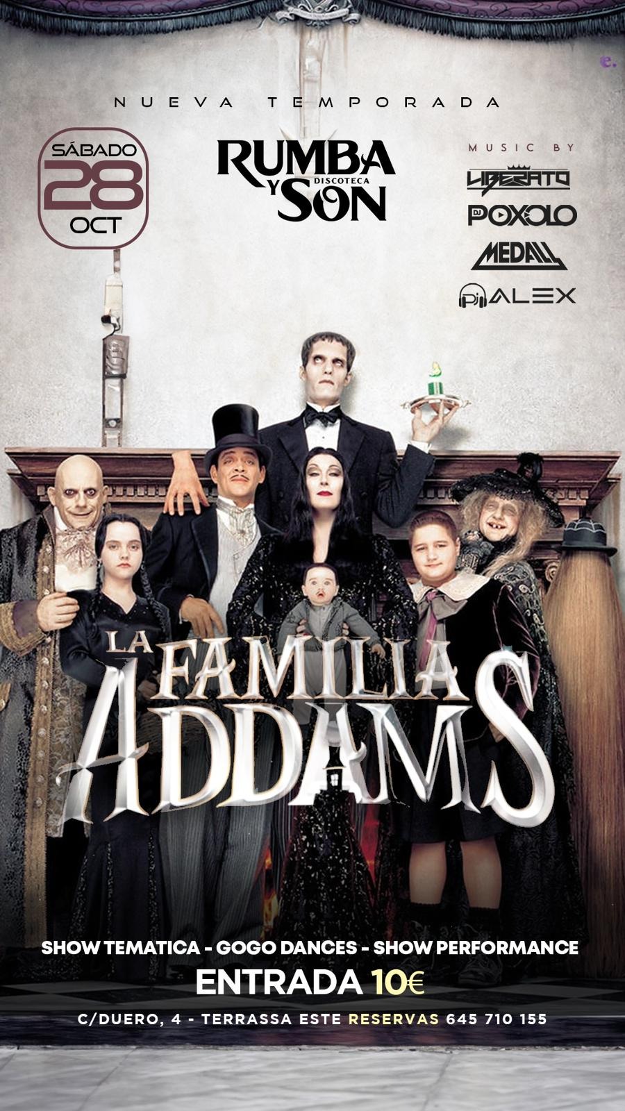 PRE-HALLOWEEN  LA FAMILIA ADDAMS RUMBA Y SON TERRASSA