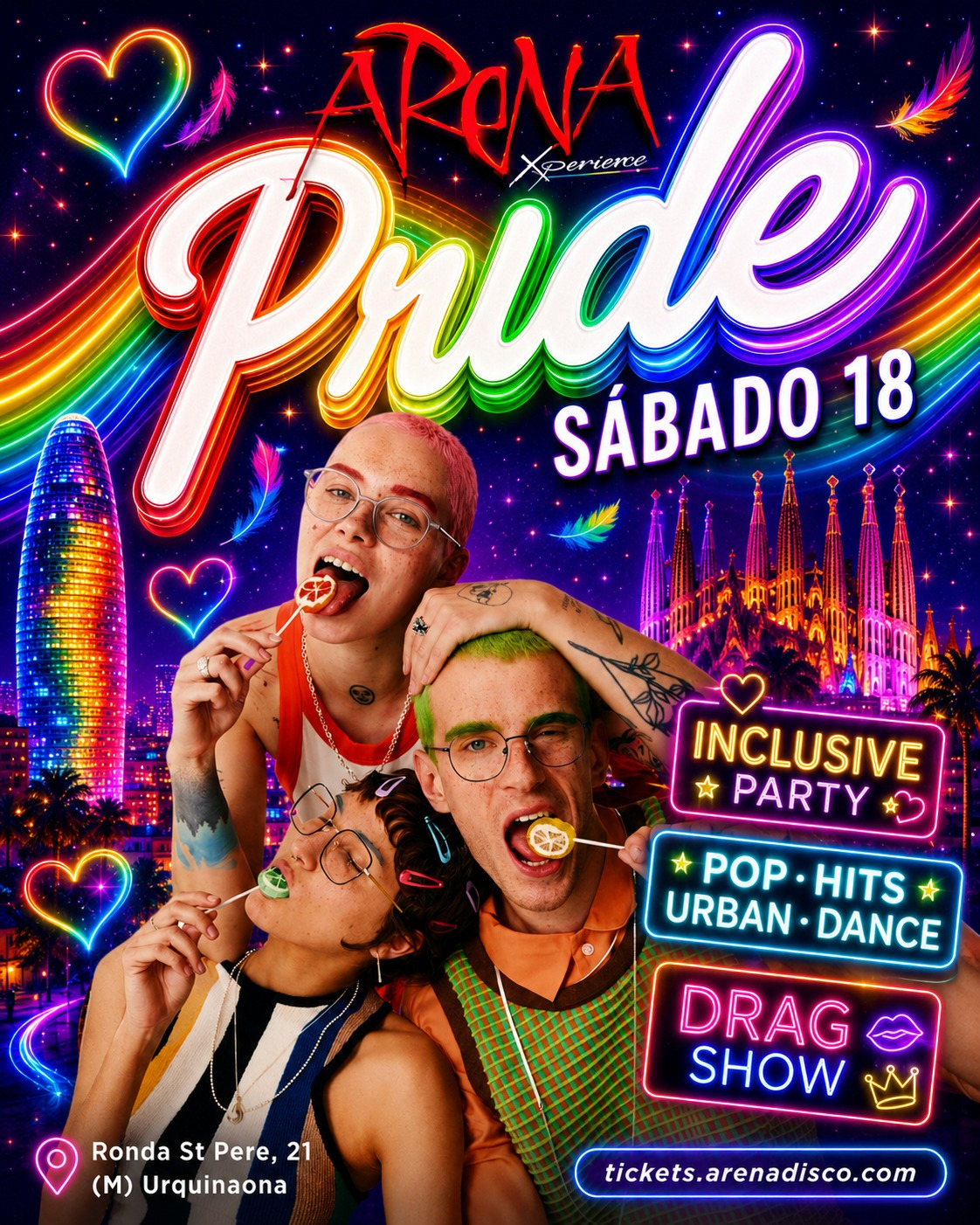 ARENA  SATURDAY PRIDE EDITION