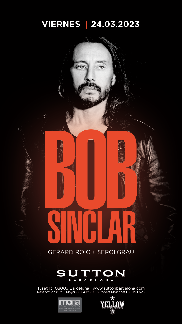BOB SINCLAR | A LA MODE SUTTON THE CLUB