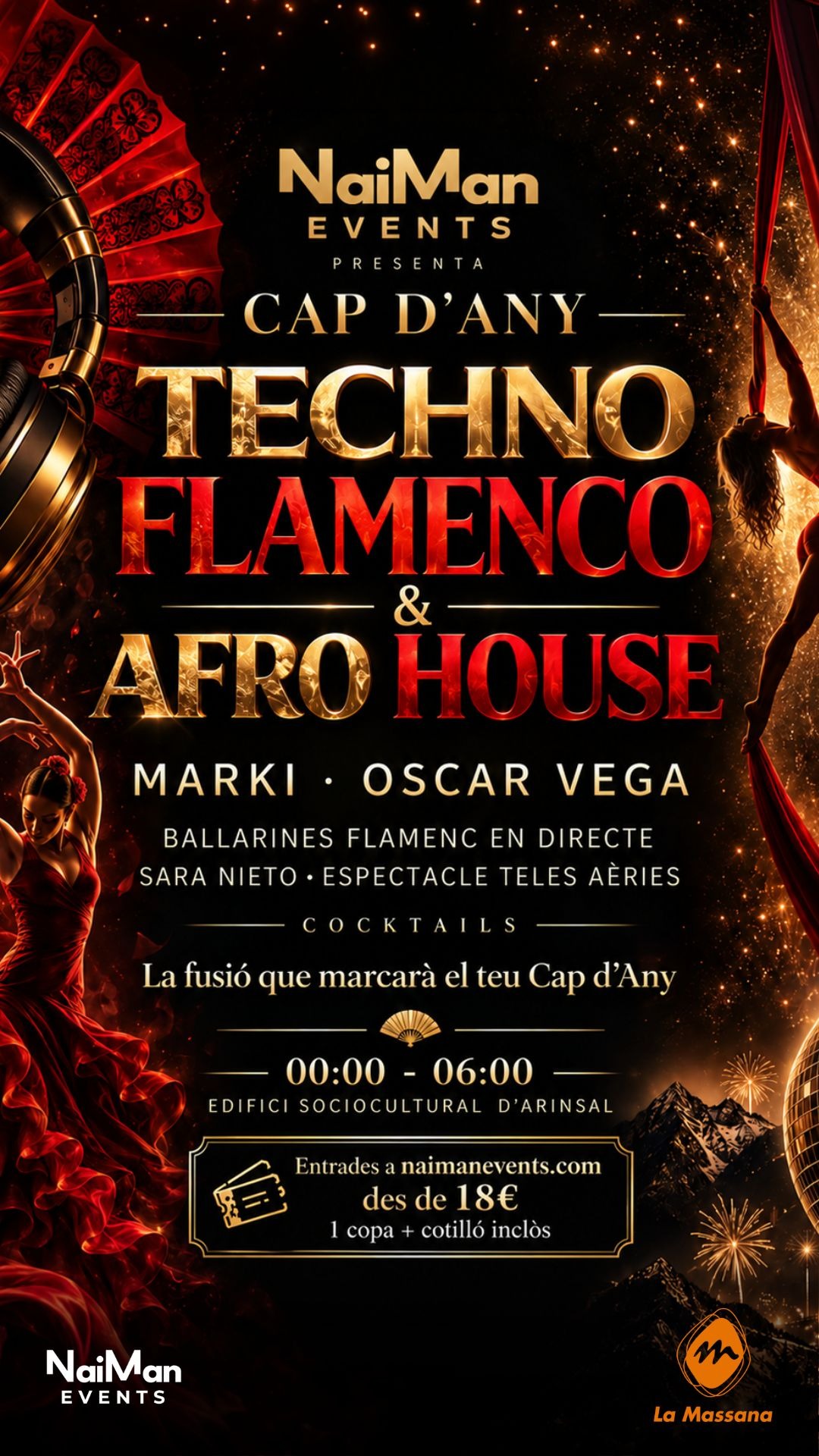 CAP D’ANY TECHNO FLAMENCO &amp; AFRO HOUSE