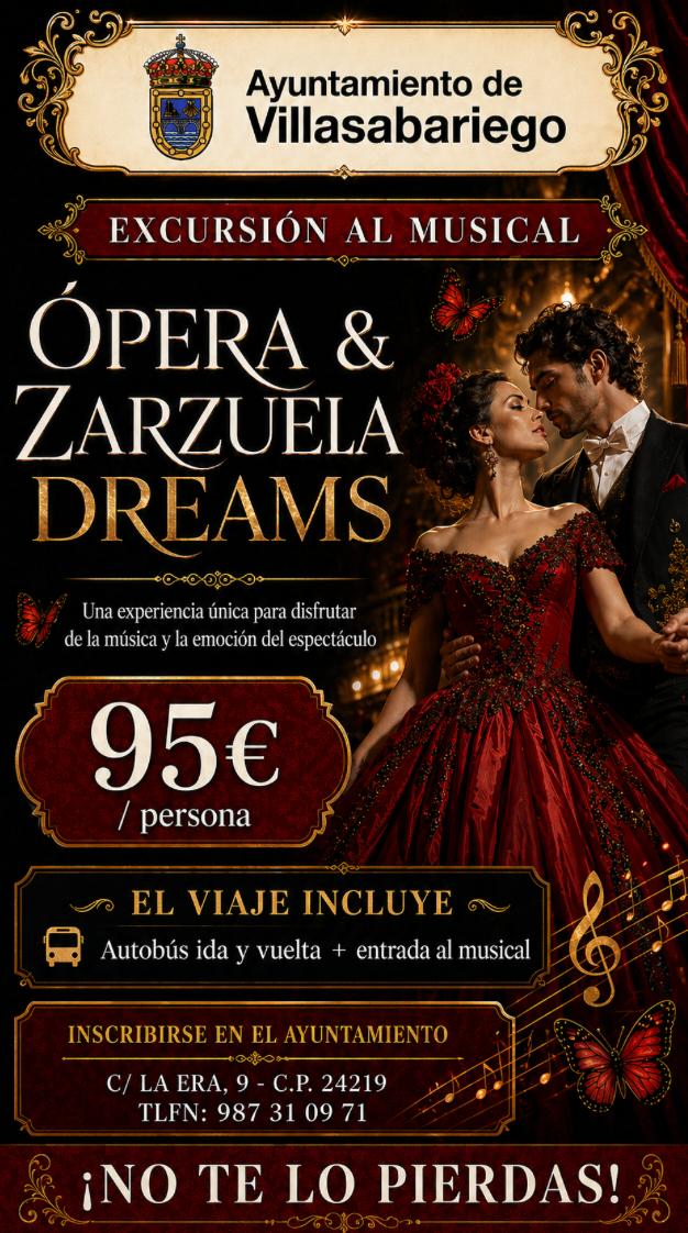 EXCURSIÓN AL MUSICAL OPERA Y ZARZUELA DREAMS (MADRID)