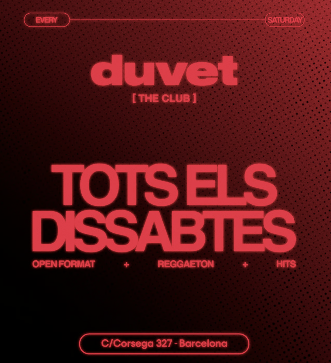 Duvet Saturday - Club Duvet - WELOVEBCN