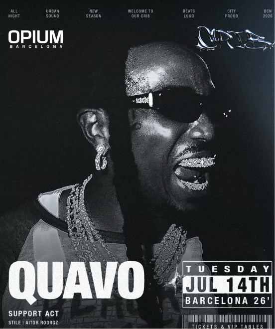 QUAVO - CRIB - Club Opium - WELOVEBCN