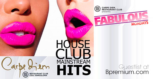 FABULOUS MONDAYS CARPE DIEM BARCELONA BY NIGHT