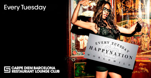 HAPPY NATION AT CARPE DIEM CARPE DIEM BARCELONA BY NIGHT