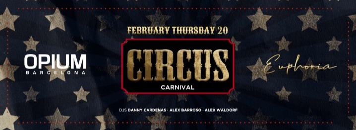 EUPHORIA CARNIVAL - Club Opium Barcelona EUPHORIA CARNIVAL - Club Opium Barcelona