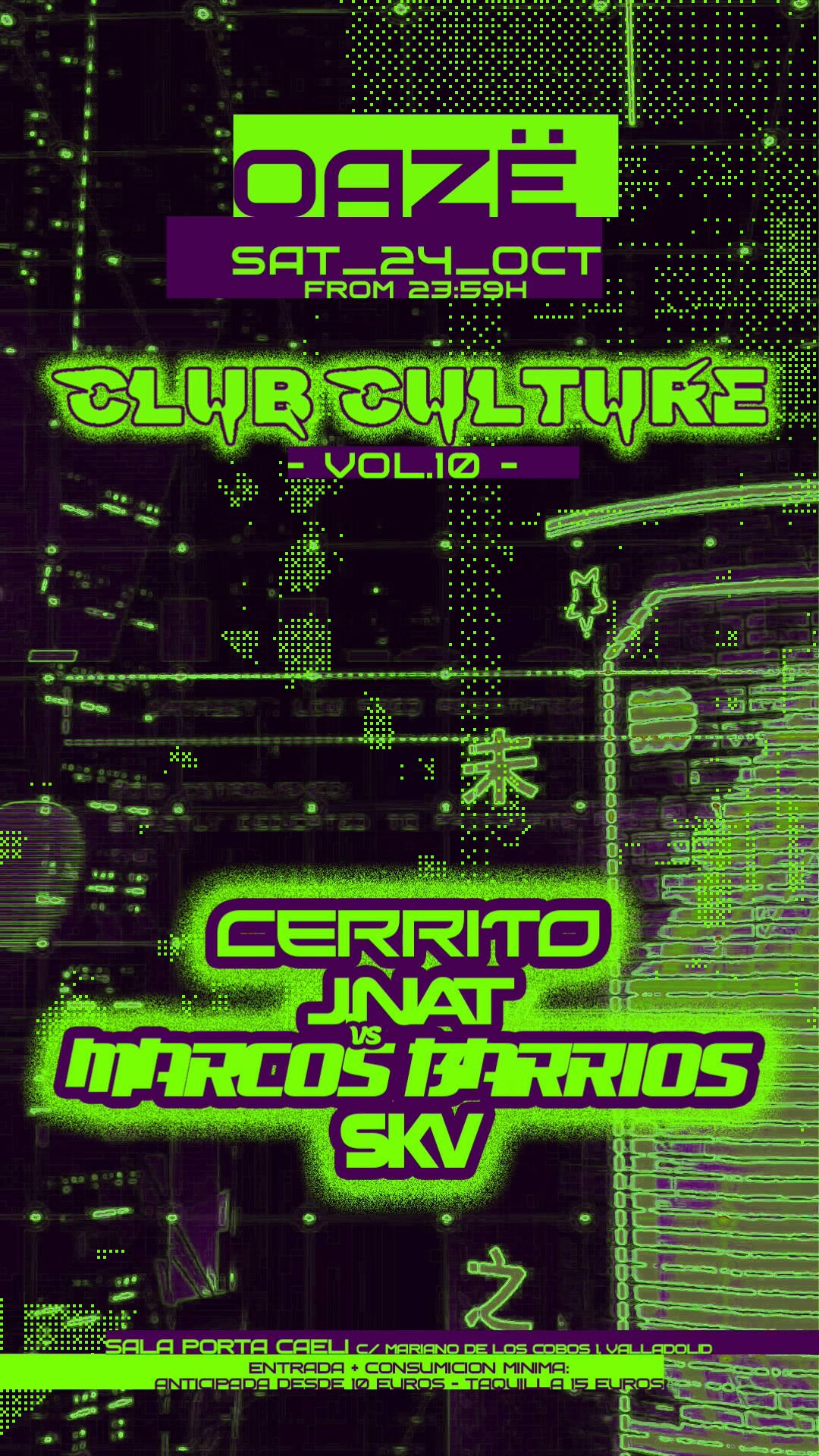 OAZË presenta CLUB CULTURE X - LOCAL HEROES