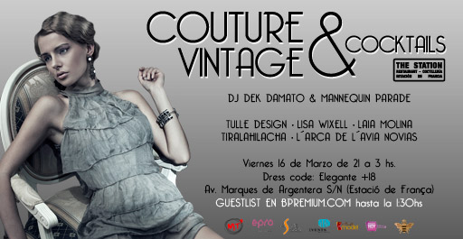 COUTURE VINTAGE & COCKTAILS BPREMIUM EVENTS
