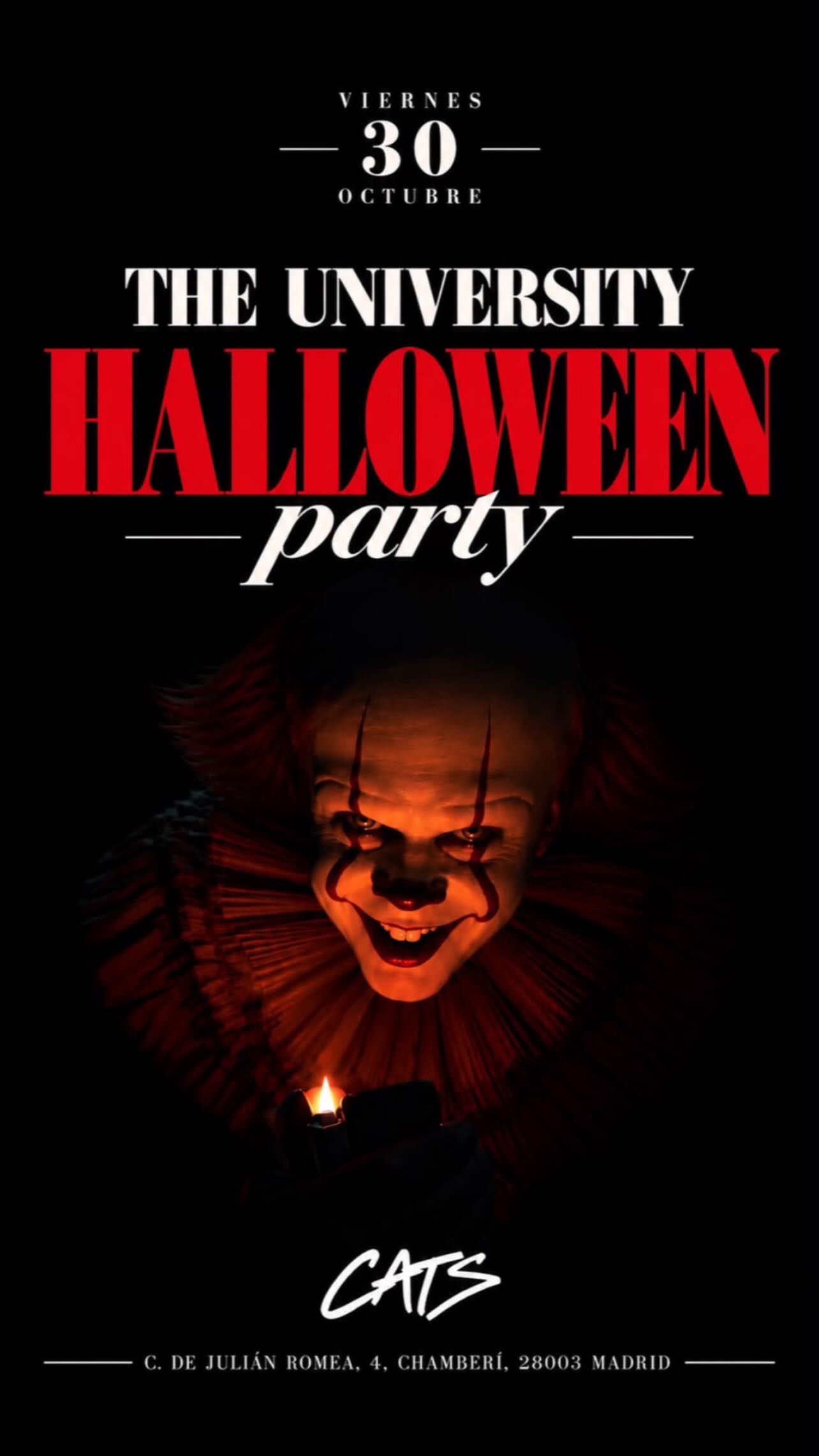 VIERNES 30 OCT PRE-HALLOWEEN CATS CATS