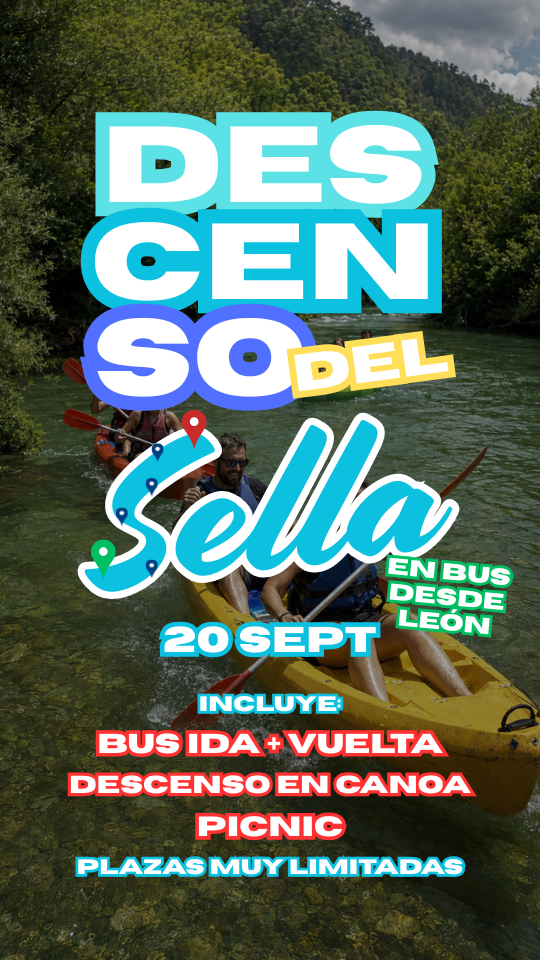 DESCENSO DEL SELLA (En bus desde León)