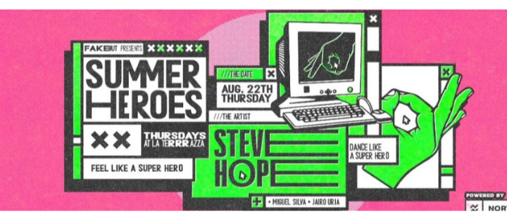 Summer Heroes Open Air w/ Steve Hope - Club La Terrrazza Summer Heroes Open Air w/ Steve Hope - Club La Terrrazza