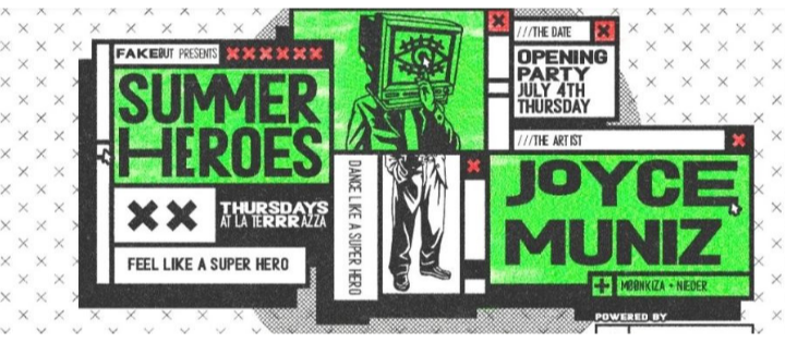 SUMMER HEROES OA OPENING PARTY W/ JOYCE MUNIZN LA TERRRAZZA - HAPPY TECHNO