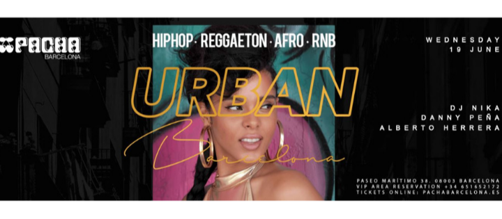 URBAN - Every Wednesday - Club Pacha Barcelona URBAN - Every Wednesday - Club Pacha Barcelona