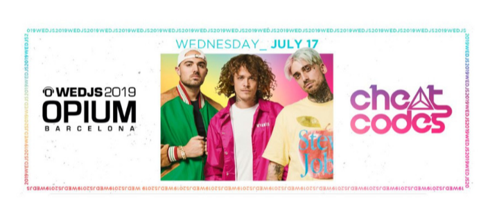 WEDJS 2019 - CHEAT CODES - Club Opium Barcelona WEDJS 2019 - CHEAT CODES - Club Opium Barcelona