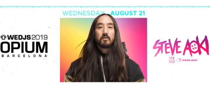 WEDJS 2019 - STEVE AOKI - Club Opium Barcelona WEDJS 2019 - STEVE AOKI - Club Opium Barcelona