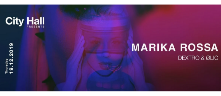 City Hall presents Marika Rossa - Club Cityhall City Hall presents Marika Rossa - Club Cityhall