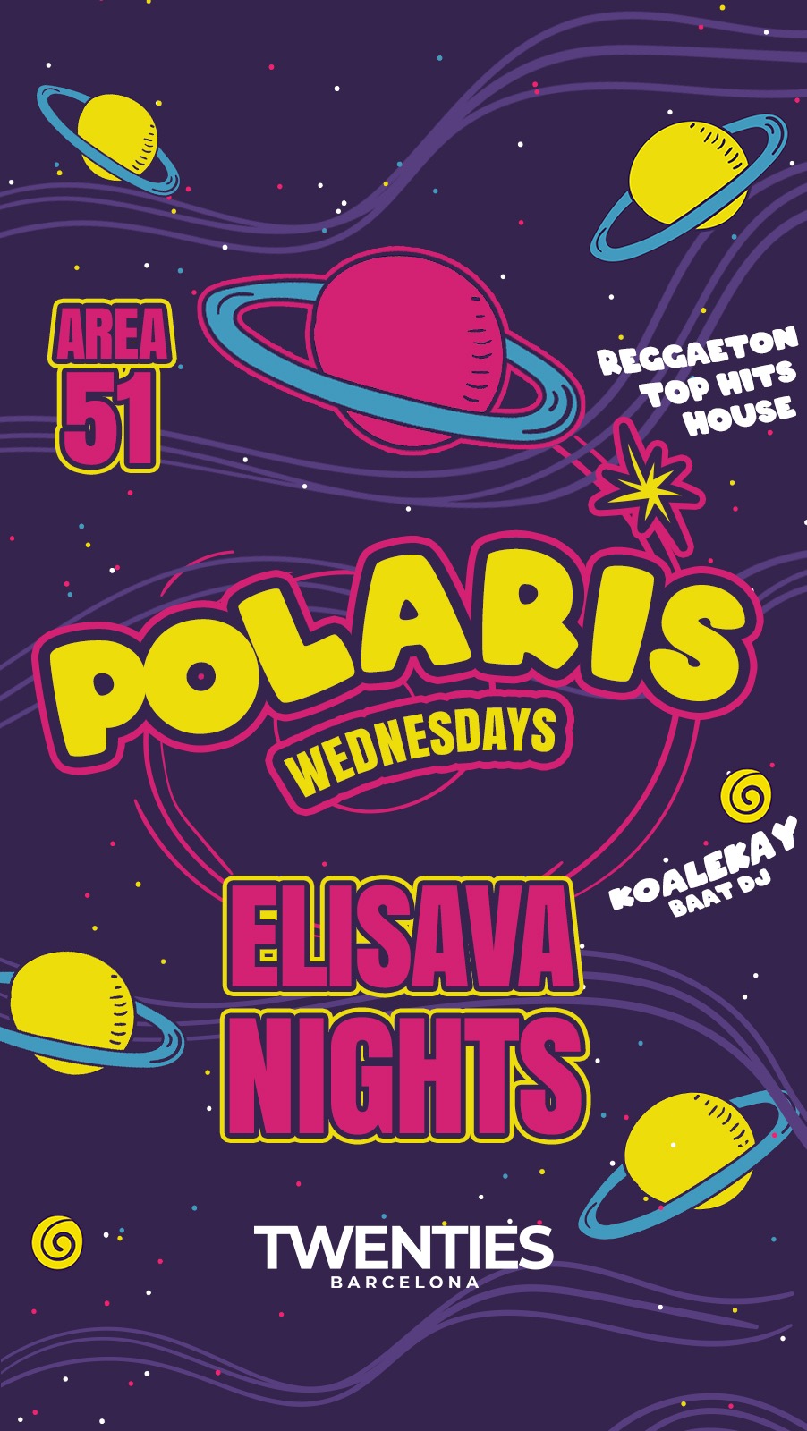 POLARIS WEDNESDAYS | ELISAVA NIGHTS | 8TH NOV TWENTIES BARCELONA