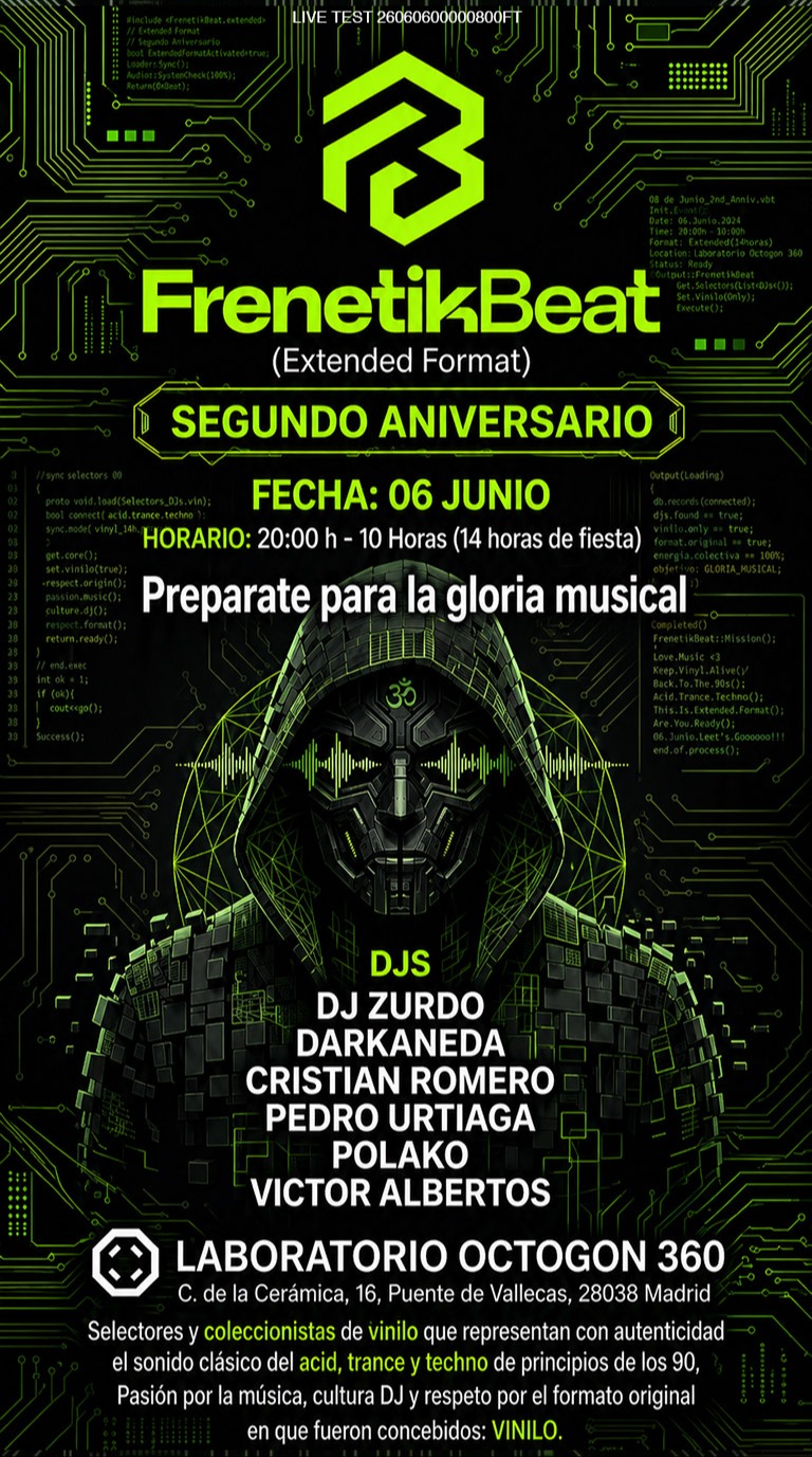 FRENETIK BEAT 2nd Anniversary – 14 hours of musical GLORY