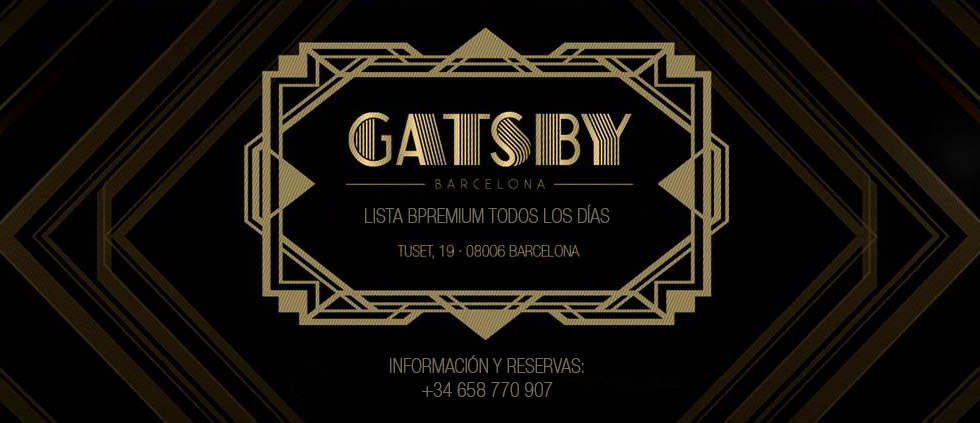 VIERNES EN GATSBY - Club Gatsby VIERNES EN GATSBY - Club Gatsby