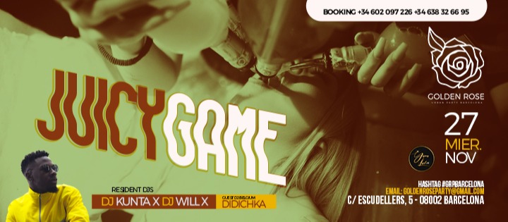 CADA MIERCOLES - HIP HOP - Club Golden Rose Party CADA MIERCOLES - HIP HOP - Club Golden Rose Party