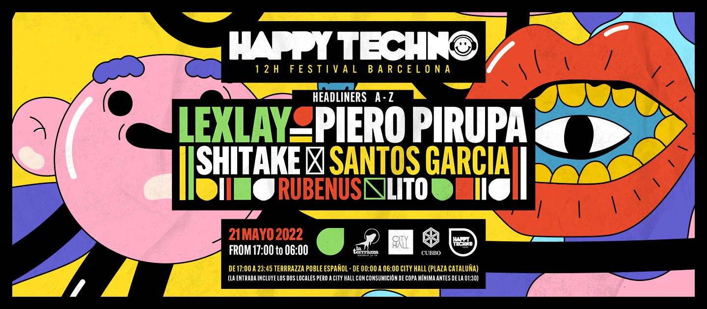 Nightlife Barcelona Happy Techno Barcelona 12h Festival! Tickets