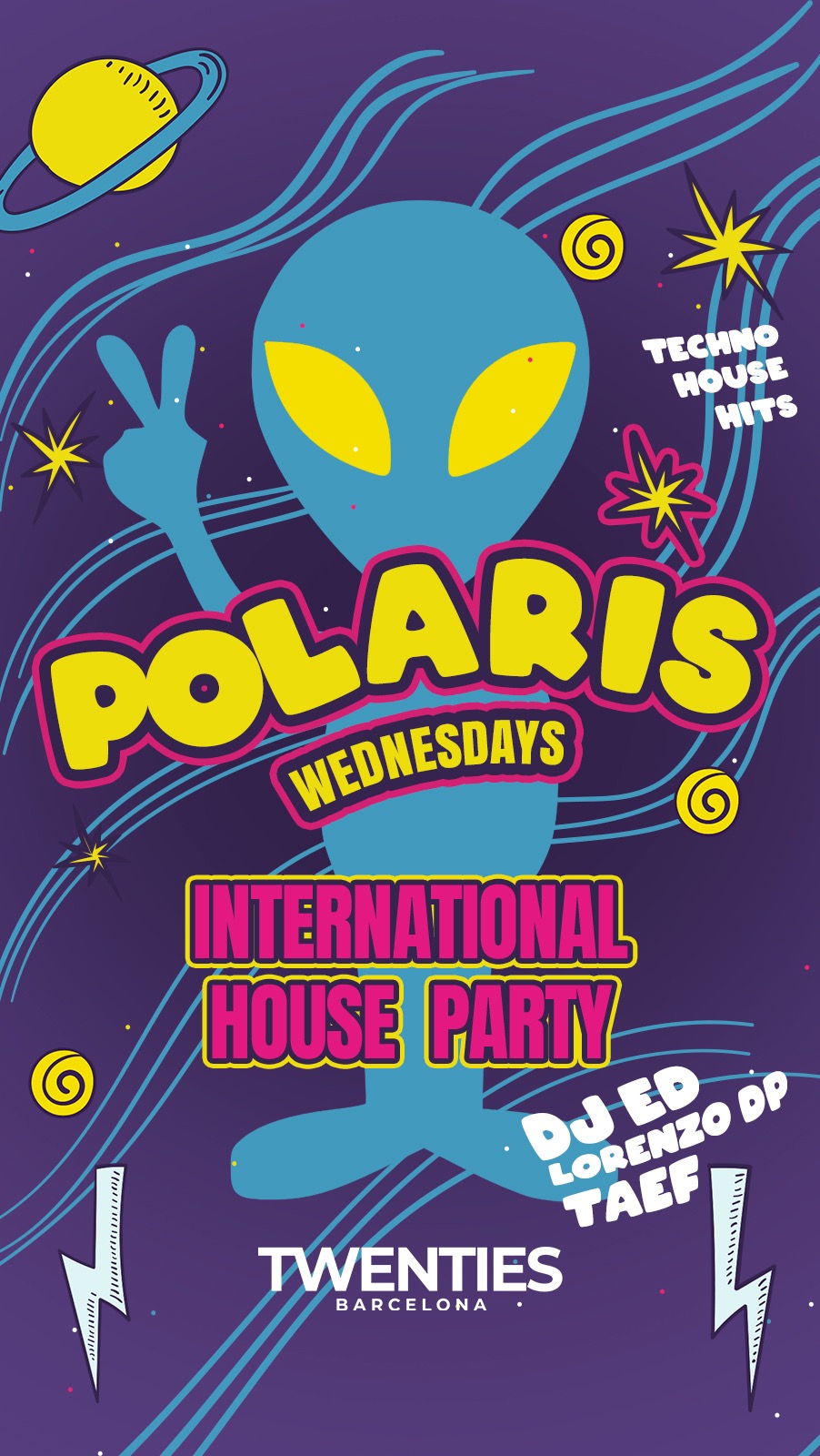 POLARIS WEDNESDAYS | INTERNATIONAL HOUSE PARTY | 1ST NOV TWENTIES BARCELONA