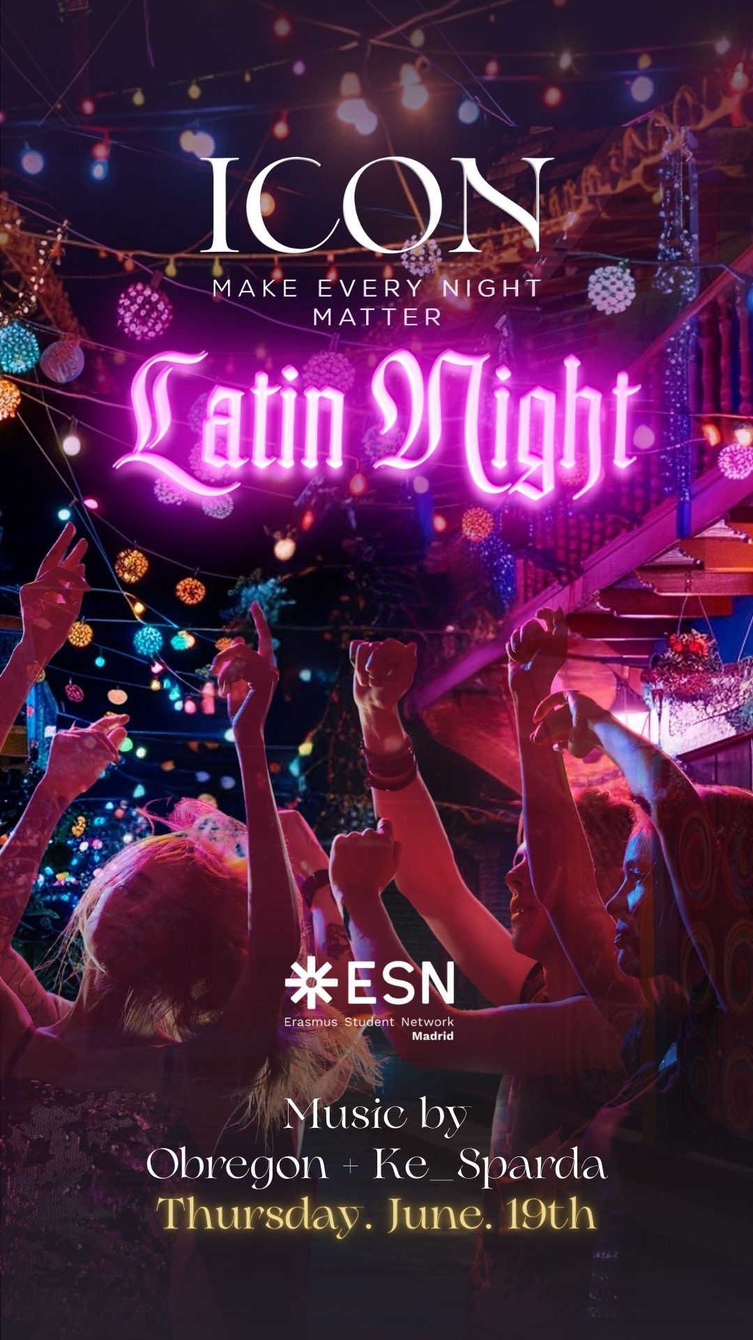 LATIN NIGHT BY ESN  ICON