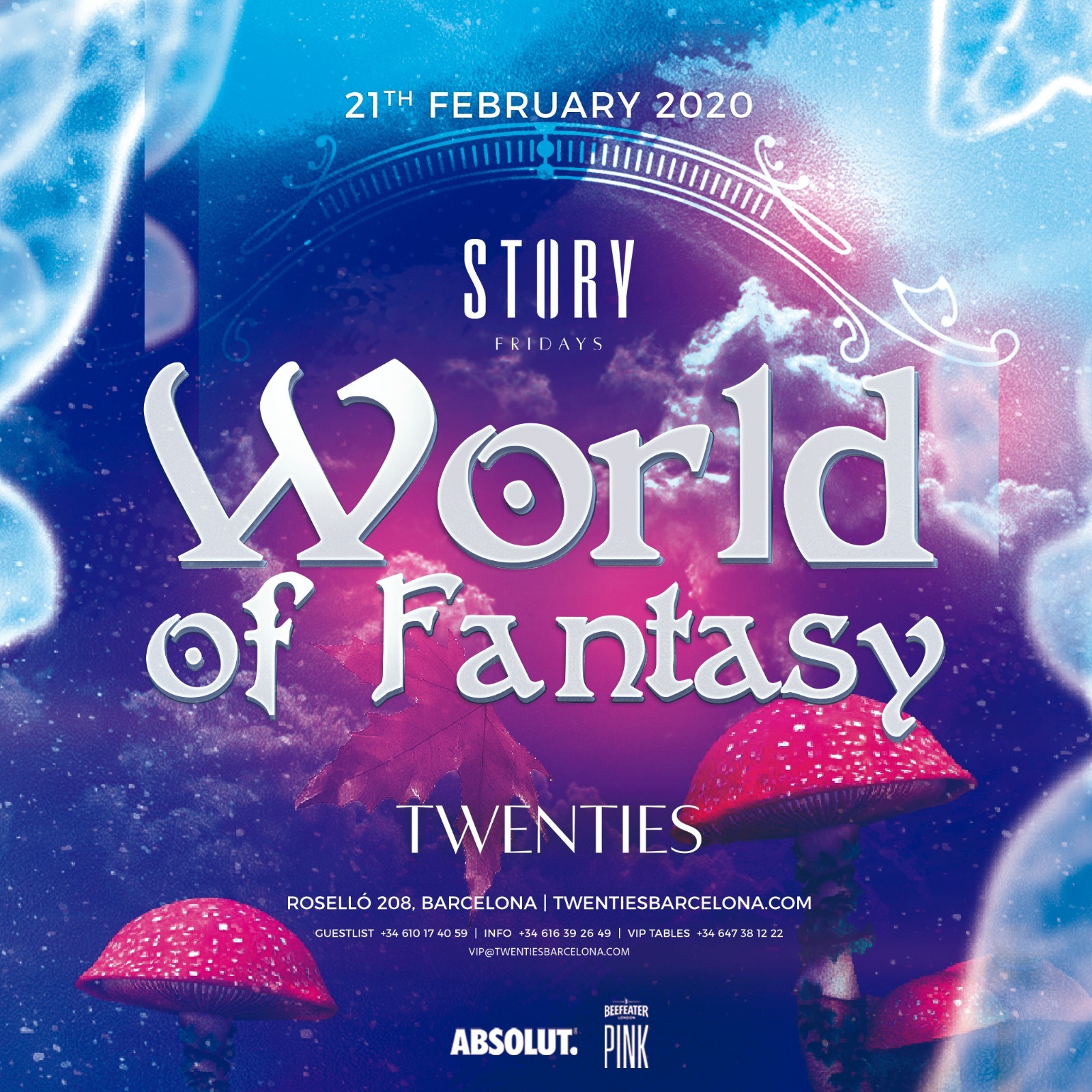 World Of Fantasy - Club Twenties Barcelona World Of Fantasy - Club Twenties Barcelona