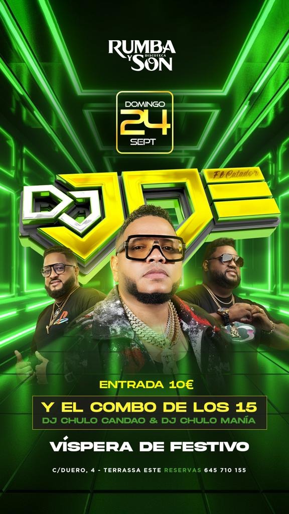 PRESENTACIóN DE DJ JOE Y EL COMBO DE LOS 15 RUMBA Y SON TERRASSA