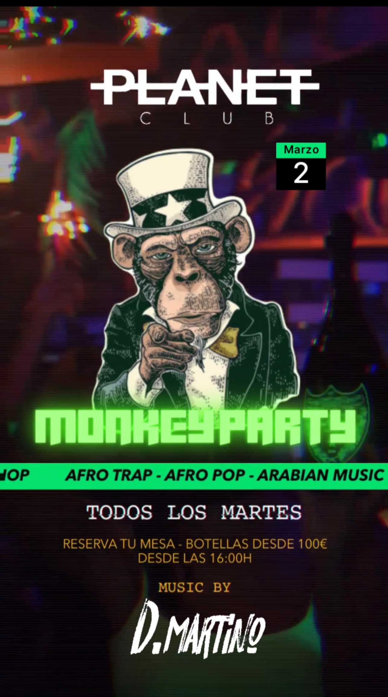 MONKEY PARTY PLANET CLUB