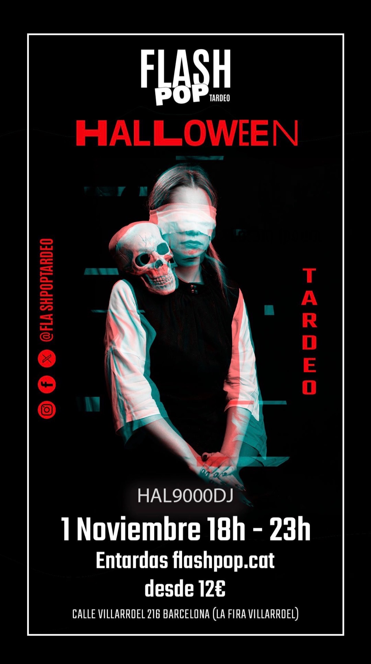 FLASH POP TARDEO HALLOWEEN LA FIRA  VILLARROEL