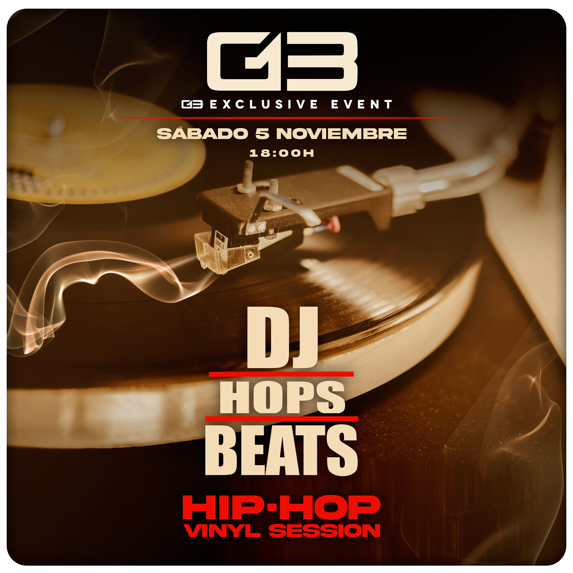 DJ HOPS BEATS G13 EVENTS