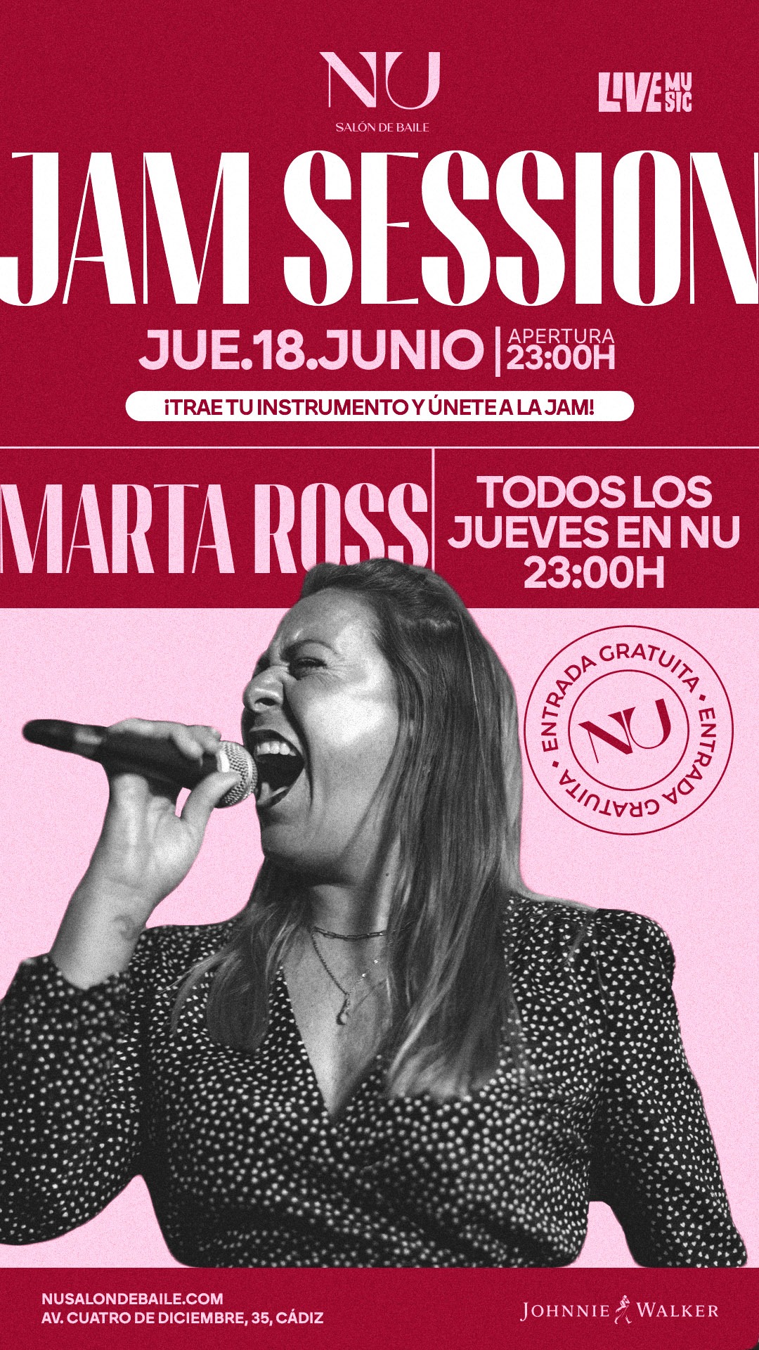 JAM SESSION | MARTA ROSS | ENTRADA LIBRE