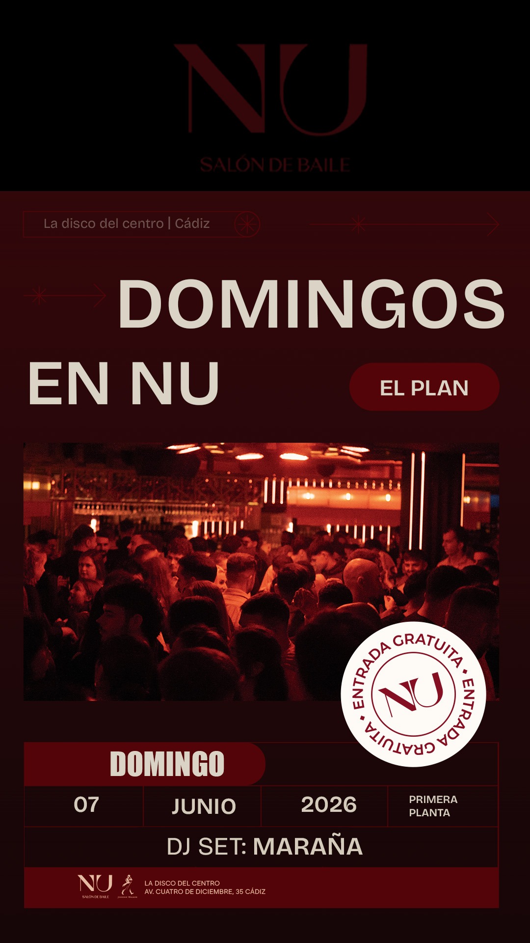 DOMINGO | ENTRADA LIBRE