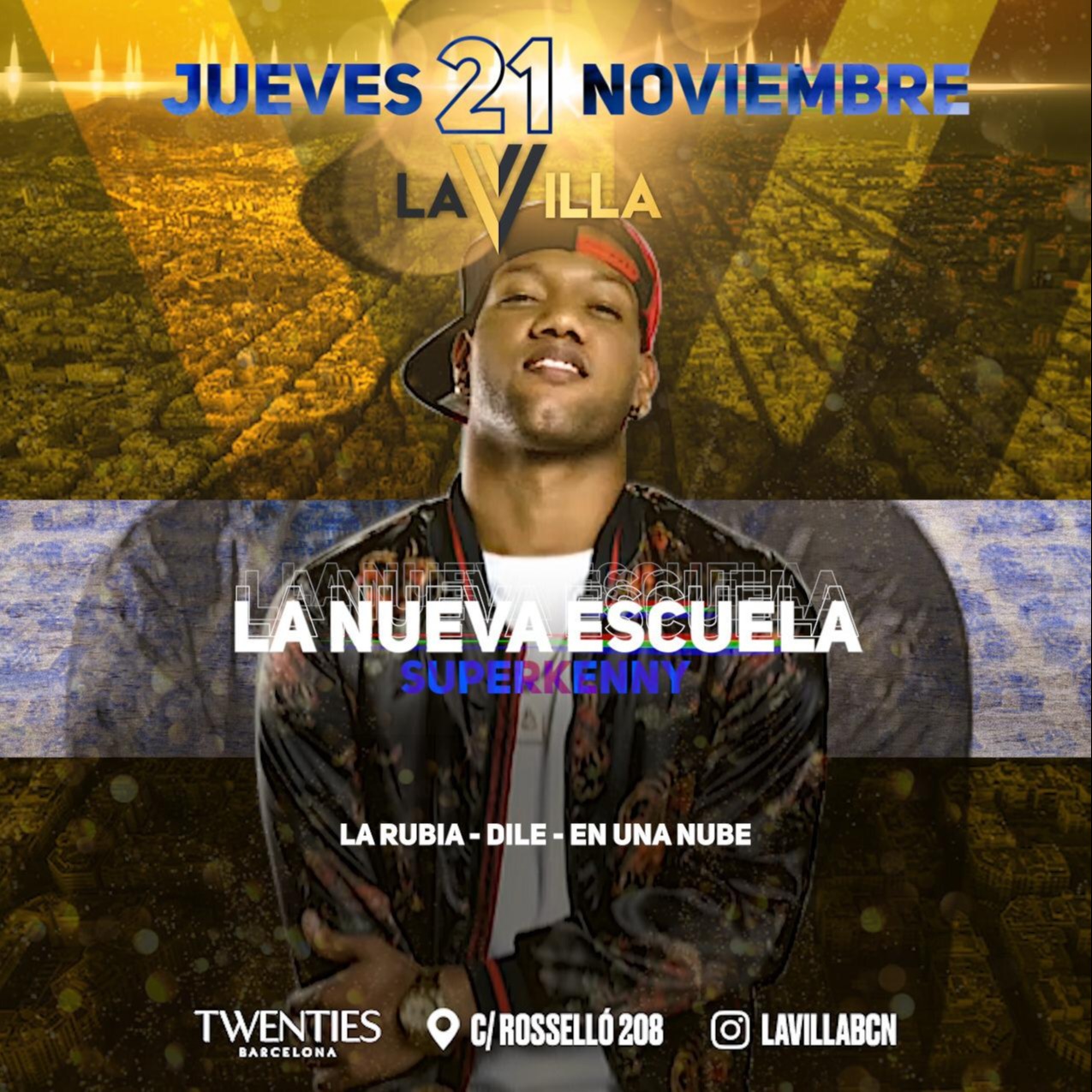 Jueves - La Villa La Nueva Escuela - Twenties - Club Twenties Barcelona Jueves - La Villa La Nueva Escuela - Twenties - Club Twenties Barcelona