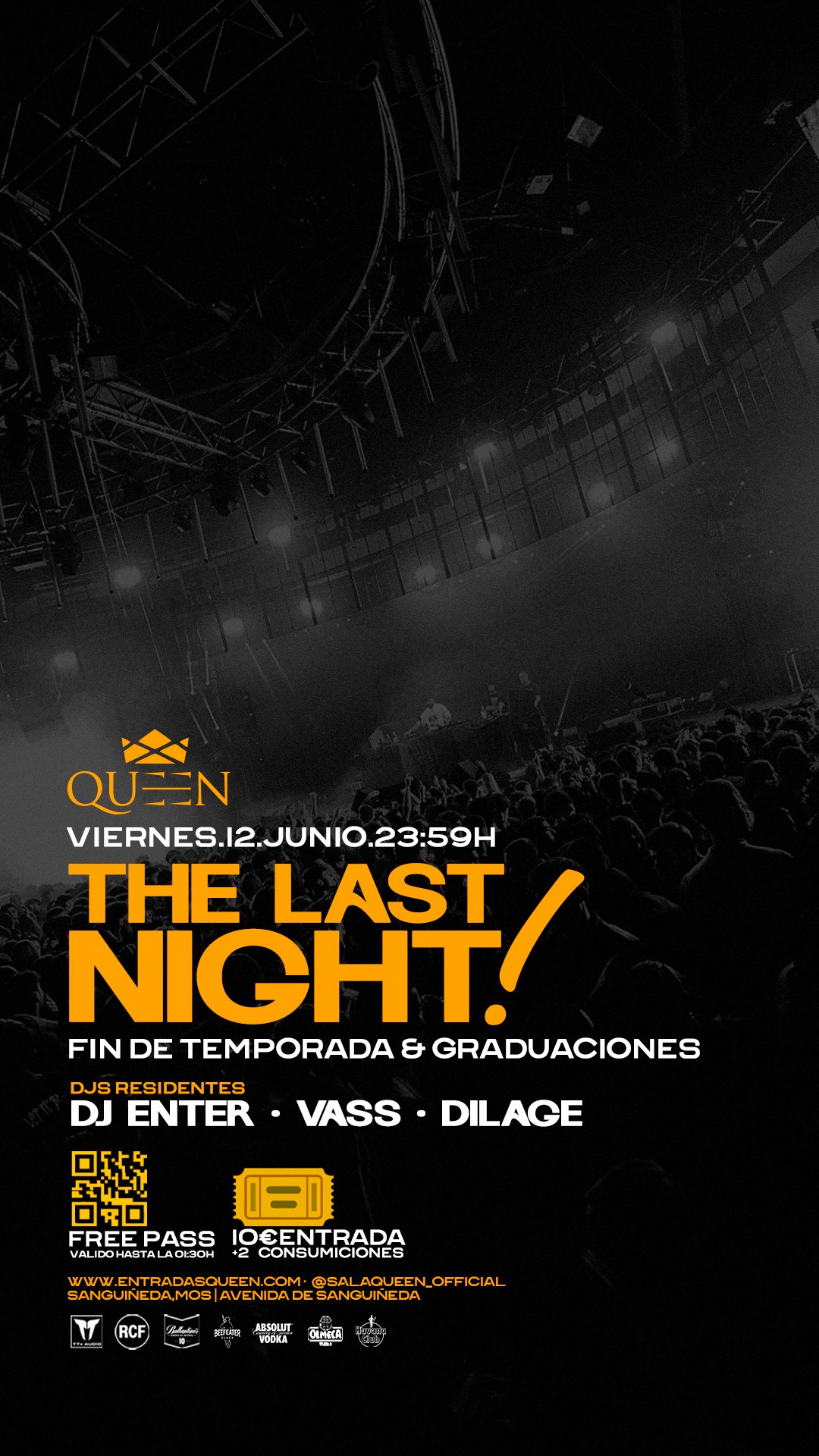 the last night "FIN DE TEMPORADA Y GRADUACIONES"