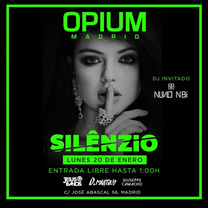 Silenzio - Club Opium Madrid Silenzio - Club Opium Madrid