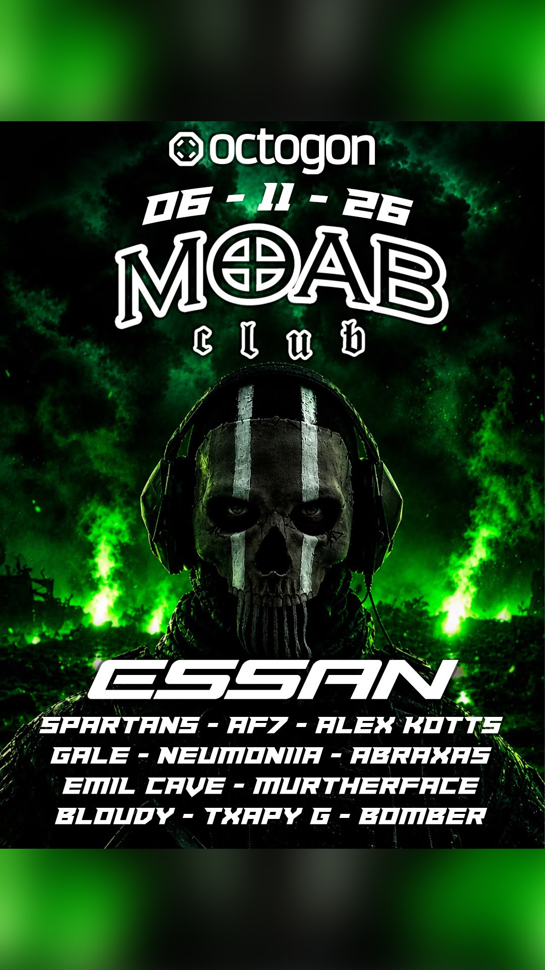 MOAB | ESSAN - HARD BOUNCE, HARD TECHNO, SCHRANZ, INDUSTRIAL