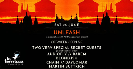 UNLEASH BARCELONA OFF-WEEK OPEN AIR EN LA TERRRAZZA LA TERRRAZZA - HAPPY TECHNO