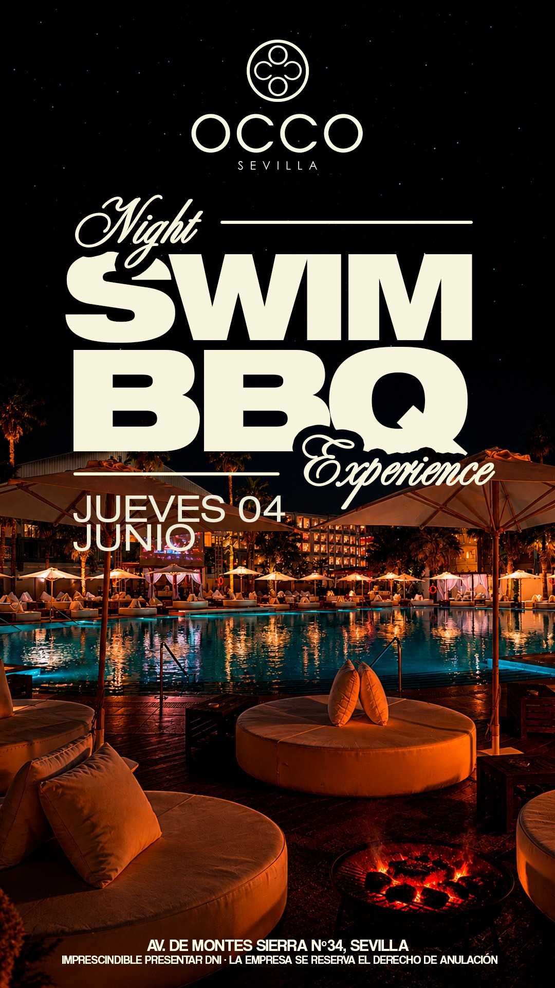 INAUGURACION BBQ Y BAÑO NOCTURNO 
